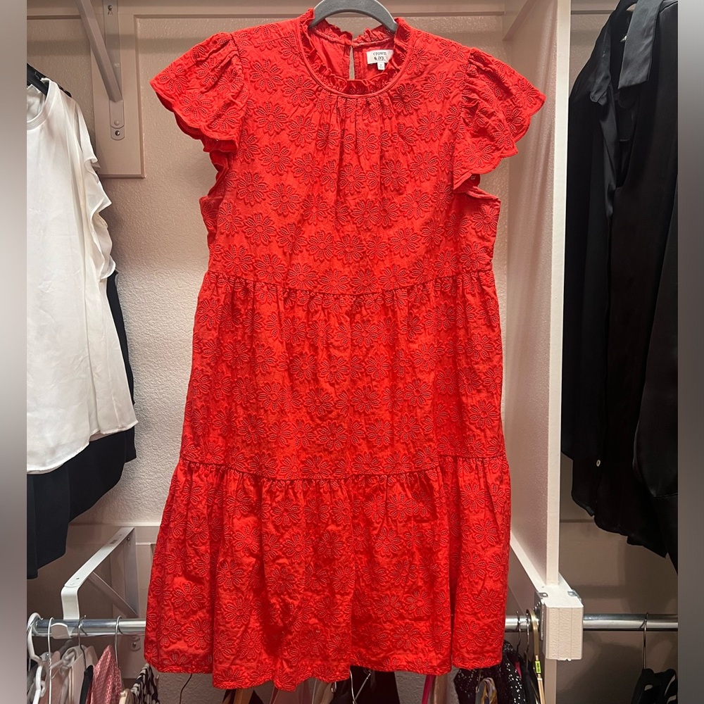 Red Floral Summer Dress
